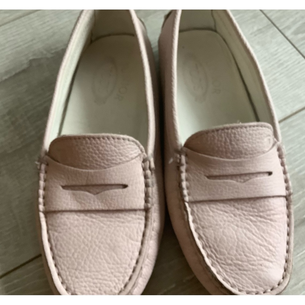 Tods junior Gommino girls,loafers,,leather,light pink,size 32,Us 1